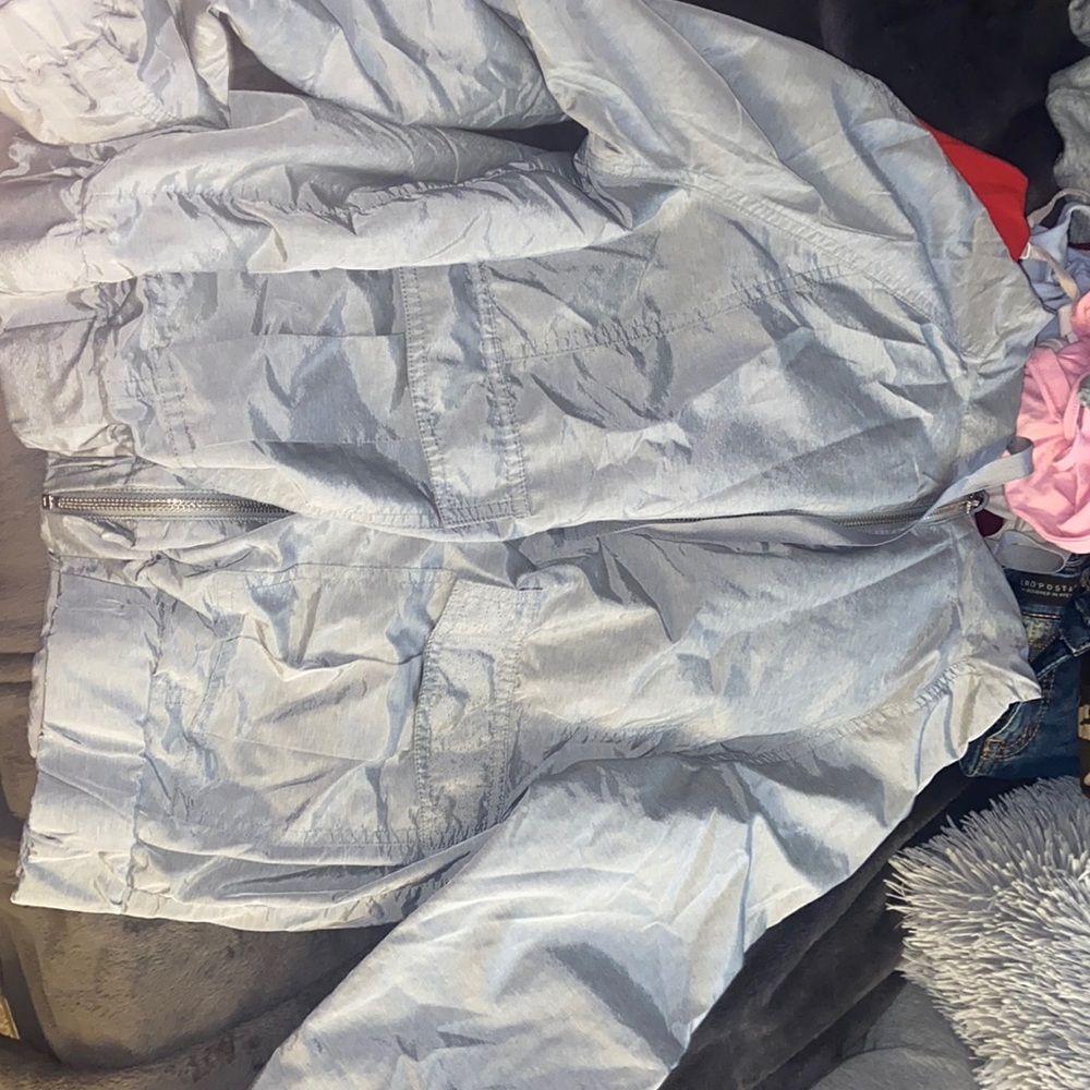 Grey throw jacket